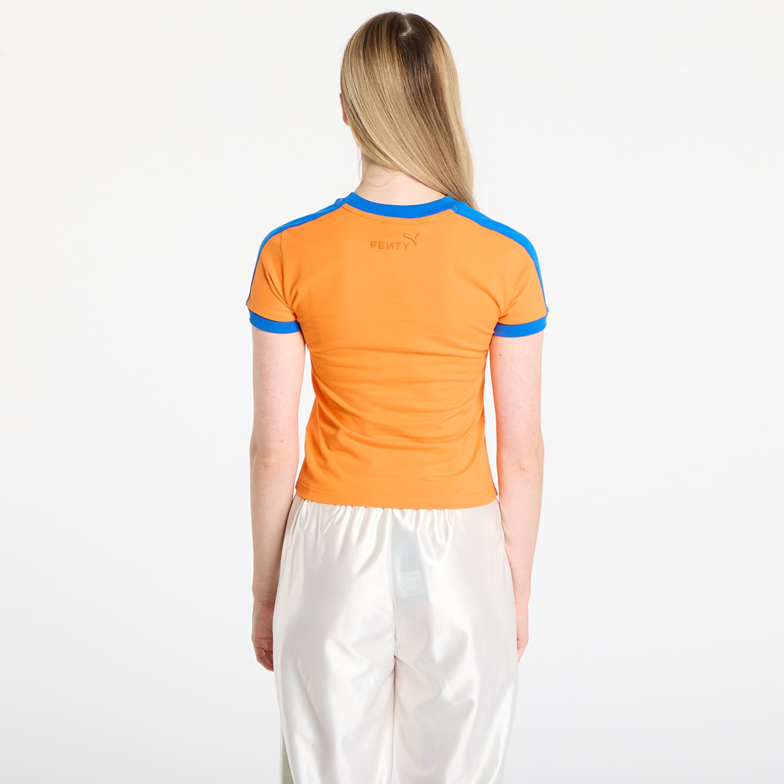 Μπλούζες Puma x FENTY T7 Slim Tee Rickie Orange