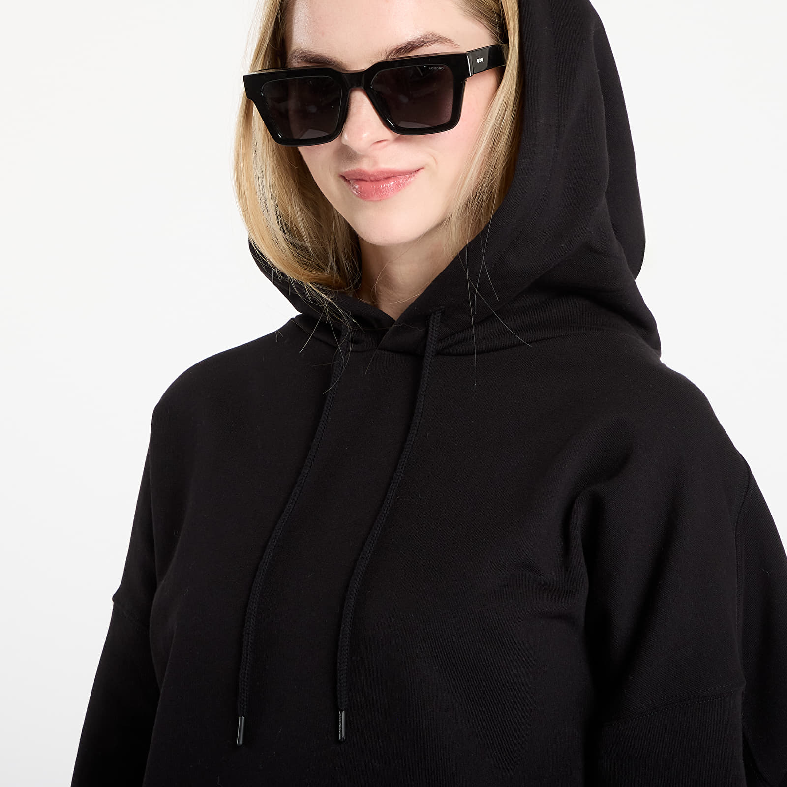 Dukserice AllSaints Etti Scrunch Hoody Black