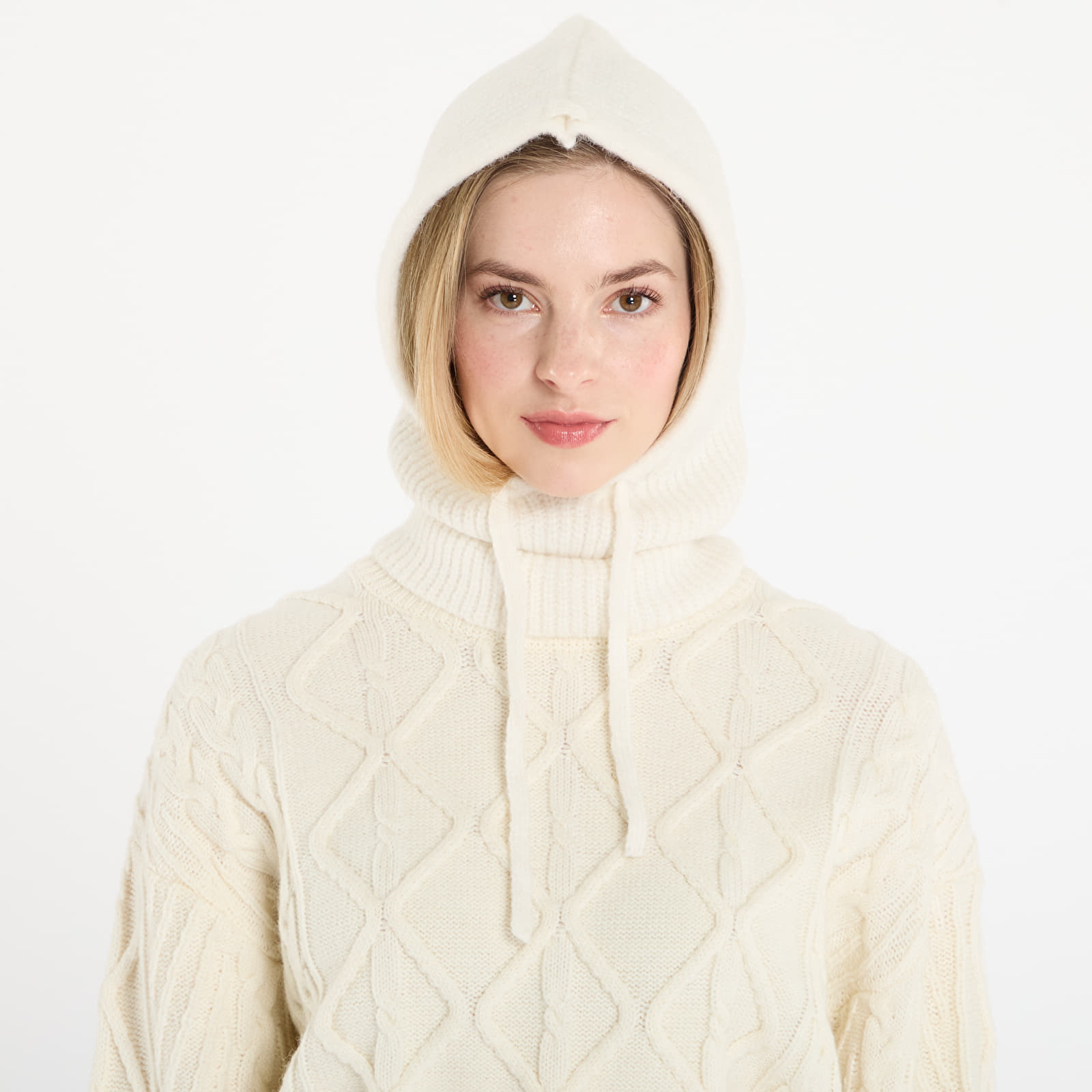 Hattar GUESS Virginia Balaclava Swtr Cream