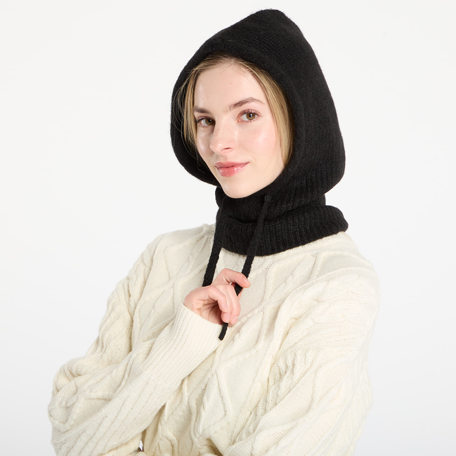 Hattar GUESS Virginia Balaclava Swtr Black