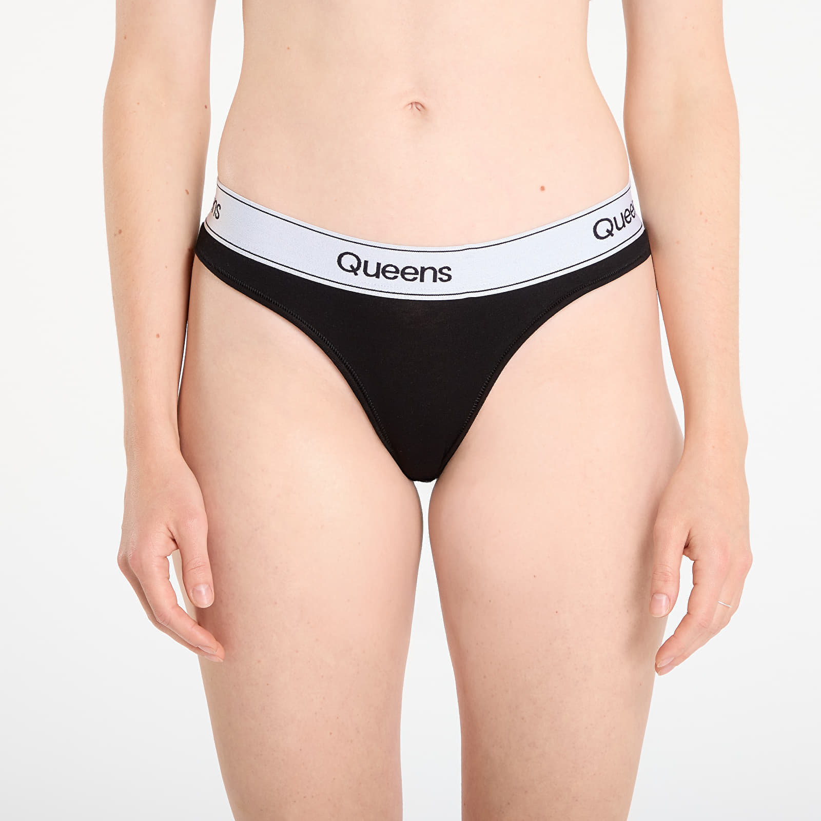 Chiloței Queens Womens Panties 3-Pack Black XL