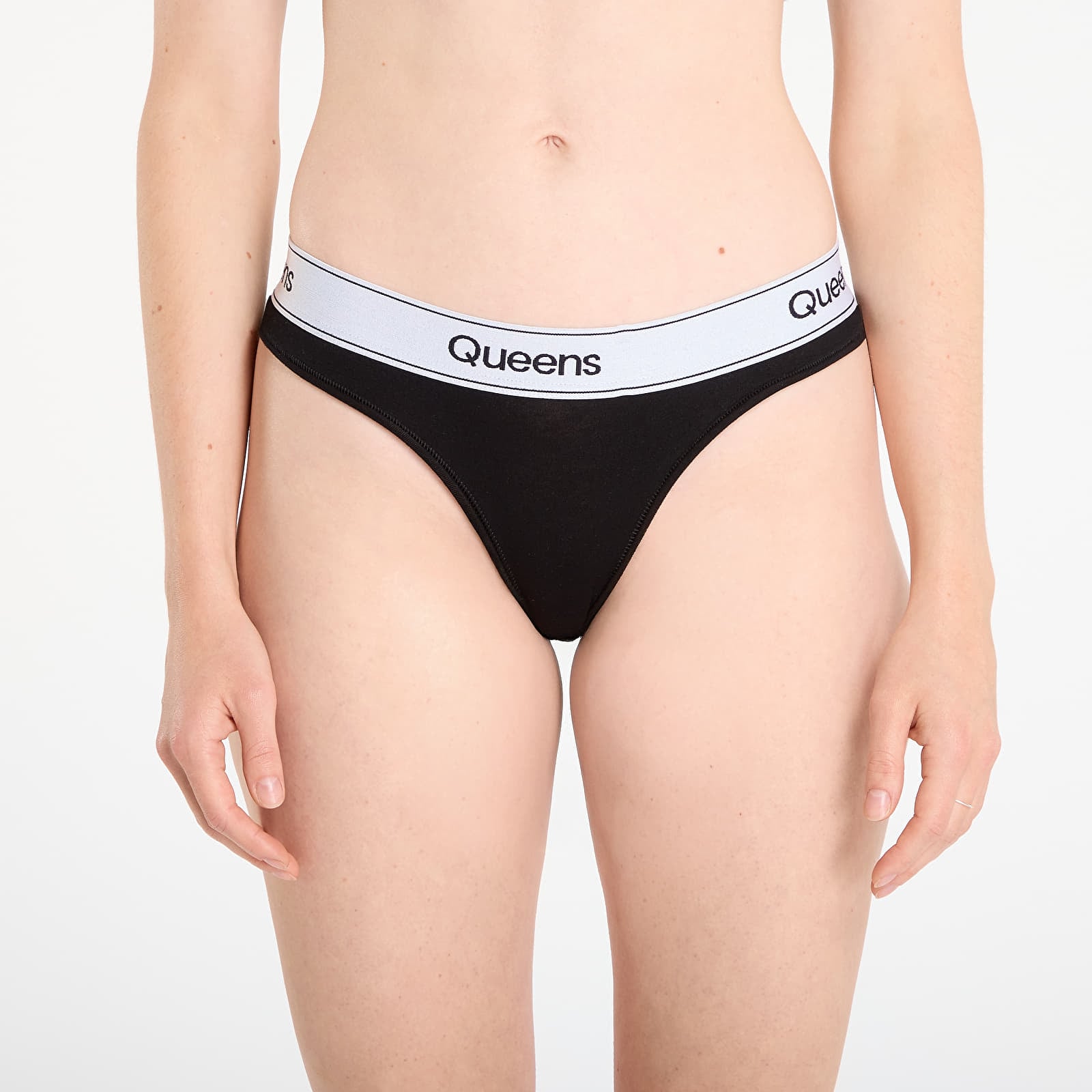 Gaćice Queens Womens Panties 3-Pack Black