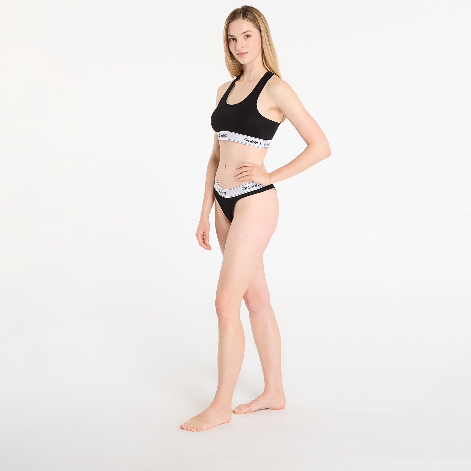 Bras Queens Womens Bralette 2-Pack Black