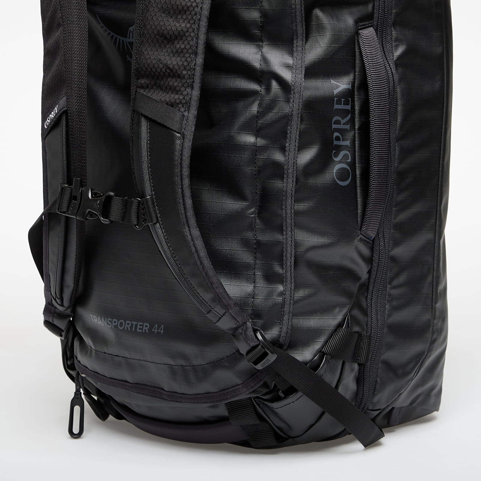 Vīriešu plecu somas Osprey Transporter Squffel 44 Raven Black/ Black