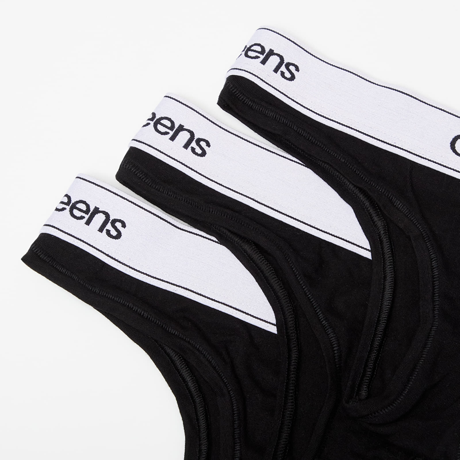 Gaćice Queens Womens Panties 3-Pack Black