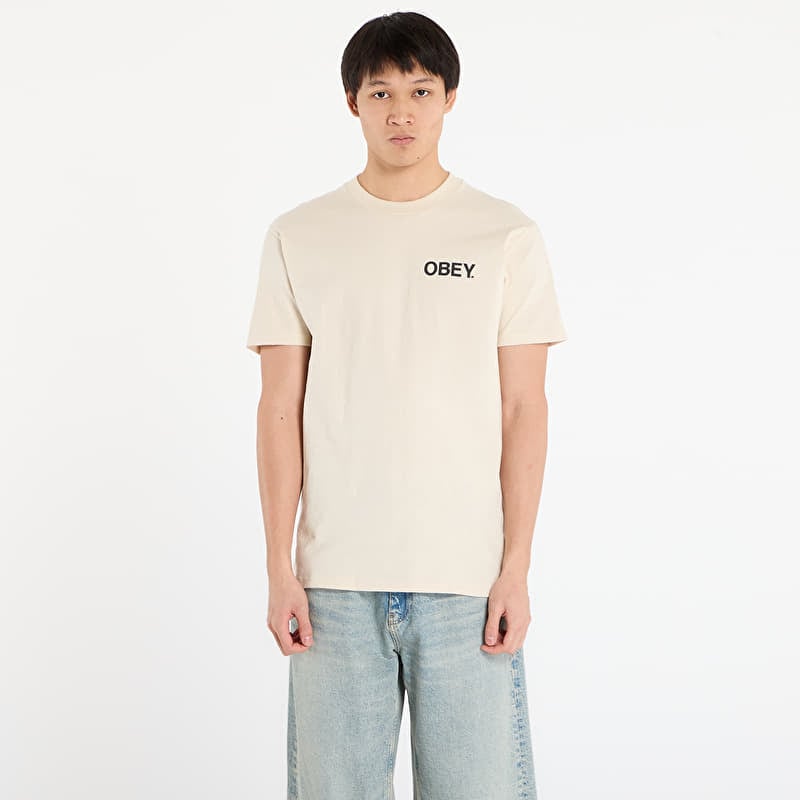 T-shirt OBEY Doberman Classic T-Shirt Cream