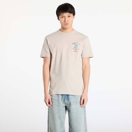 T-paita OBEY Bad Ideas Eagle Classic T-Shirt Silver Grey