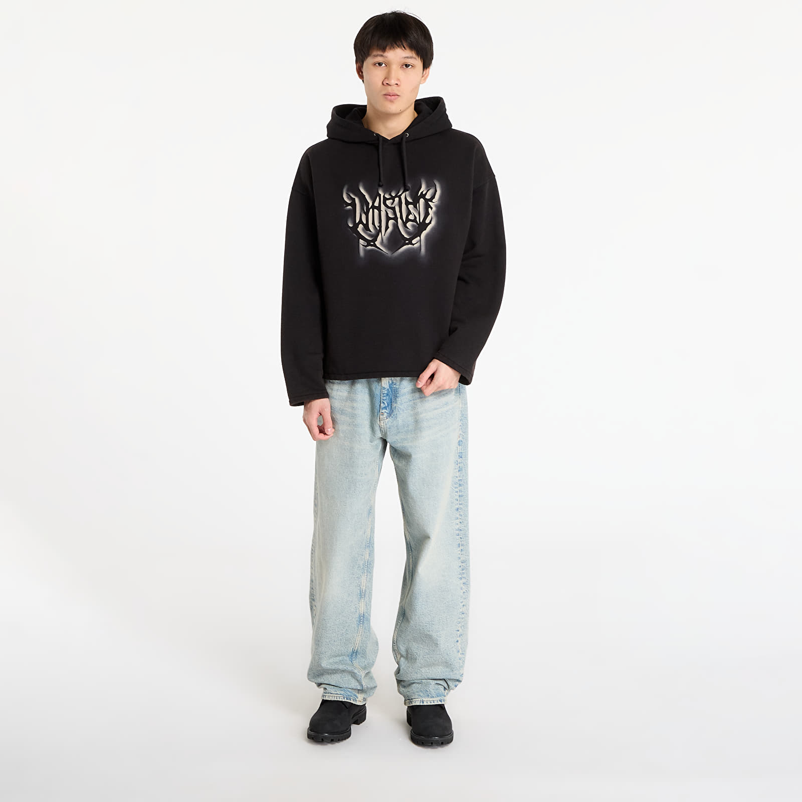 Gensere for menn Wasted Paris M Sword Straight Hoodie Faded Black