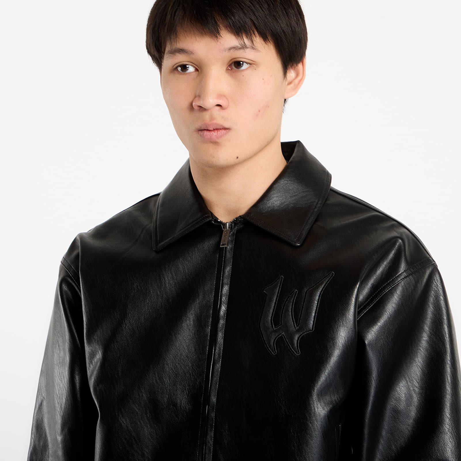 Pánske bundy Wasted Paris M Bury Varsity Jacket Black