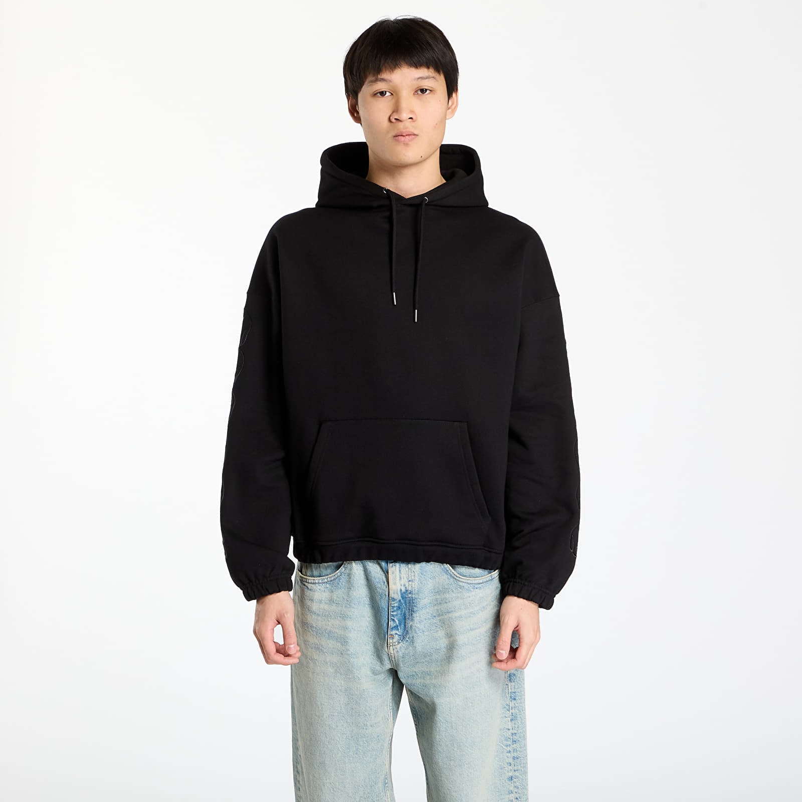 Muške dukserice Wasted Paris M Bury Boxy Hoodie Black