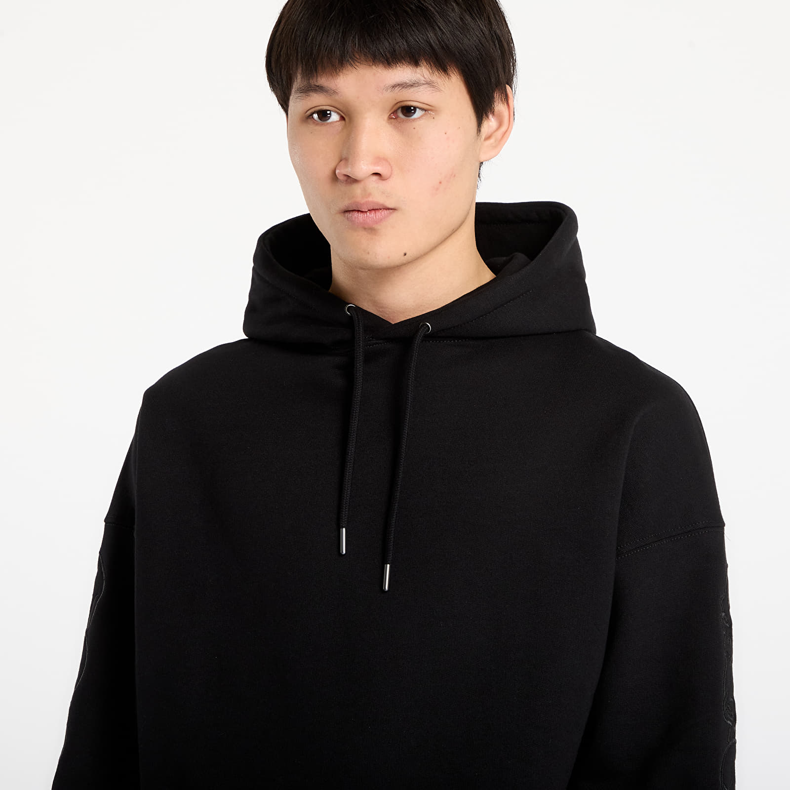 Muške dukserice Wasted Paris M Bury Boxy Hoodie Black