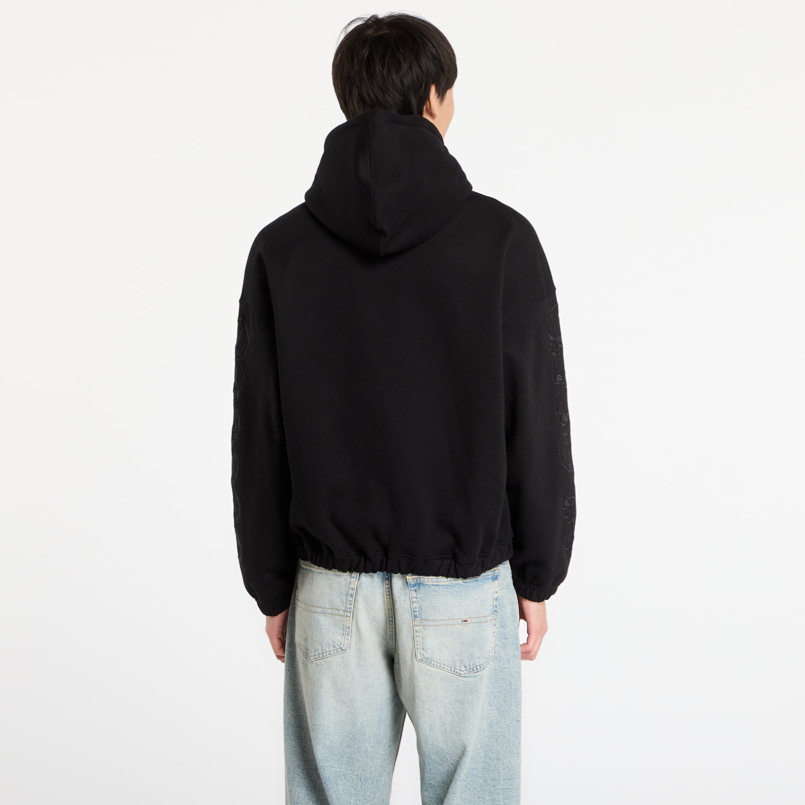 Muške dukserice Wasted Paris M Bury Boxy Hoodie Black