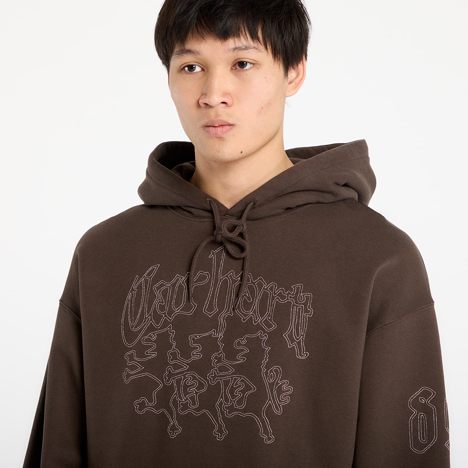 Sweats à capuche homme Carhartt WIP Hooded Hackwork Sweat Vitola/ Glassy Pink