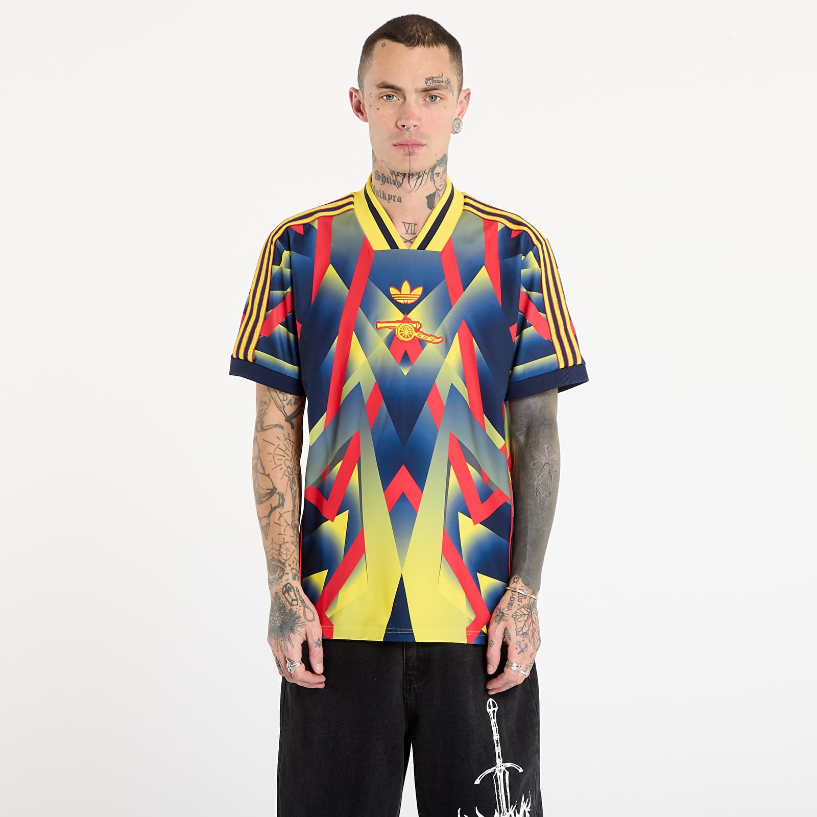 Tricouri pentru bărbați adidas Arsenal FC Lf Jersey Yellow/ Purrub/ Night Indigo