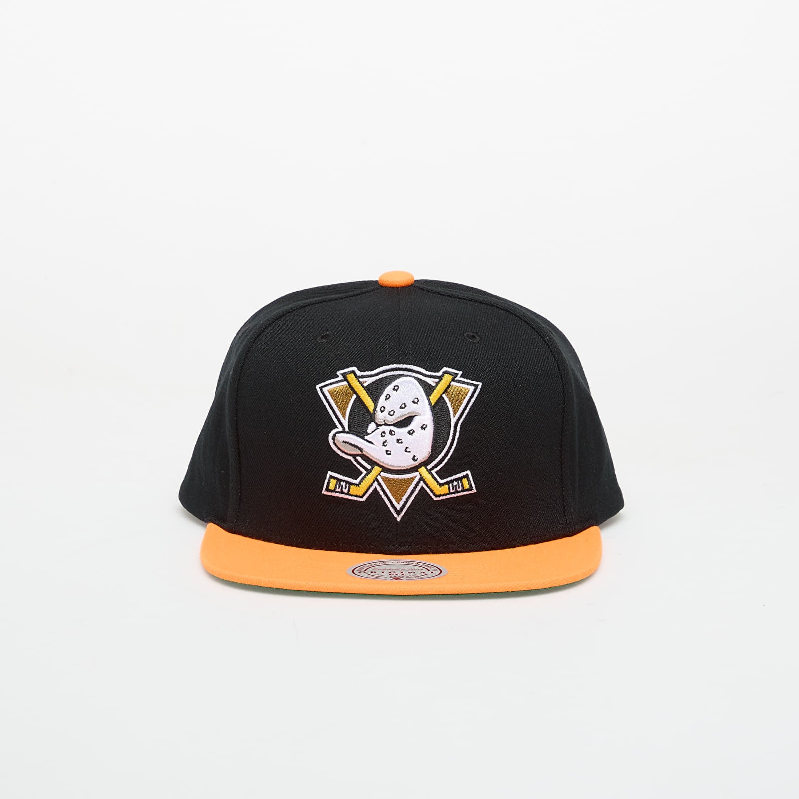 Mützen für Männer Mitchell & Ness NHL Team 2 Tone 2.0 Snapback Anaheim Ducks Black/ Orange