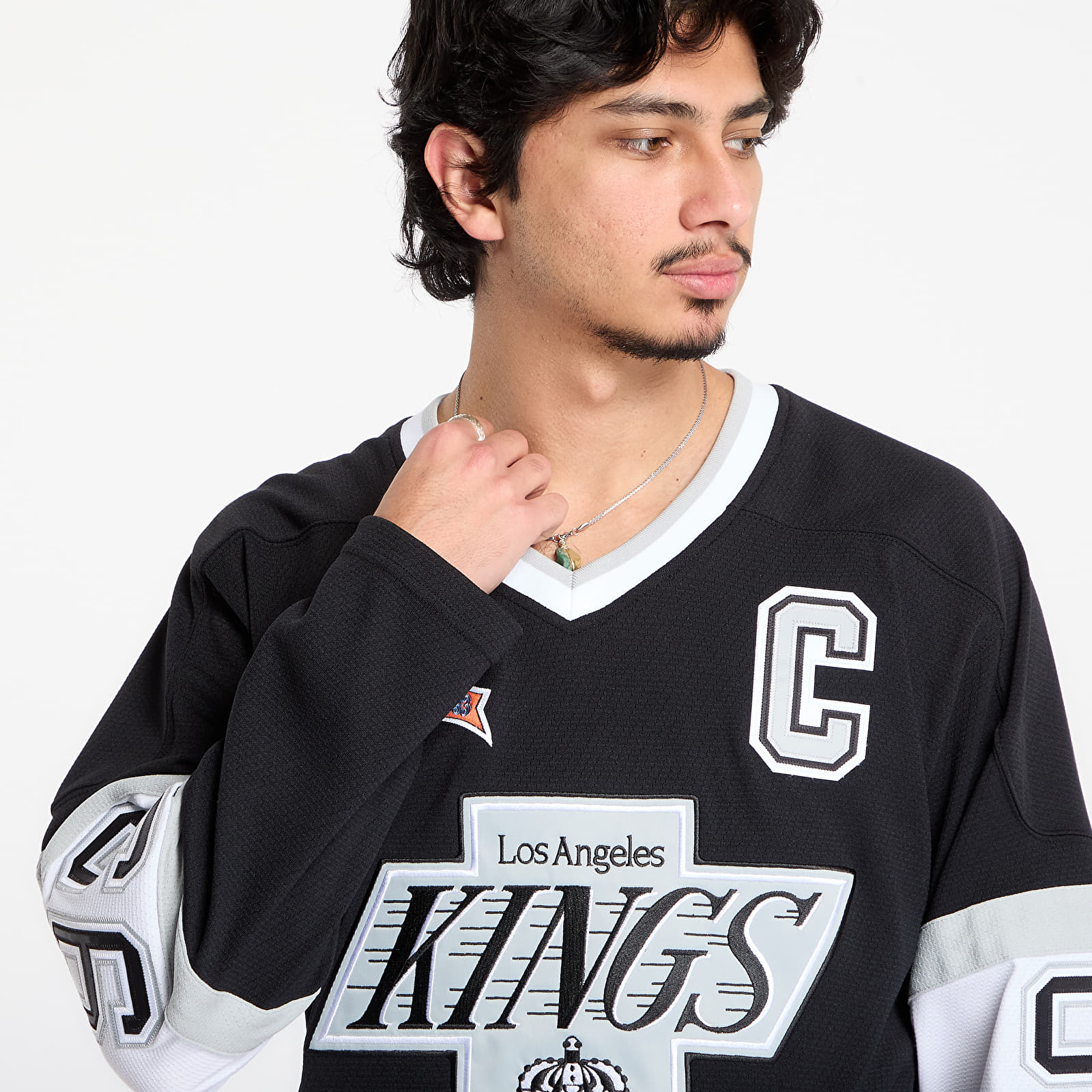 Pánské dresy Mitchell & Ness NHL Dark Jersey Kings 1992 Wayne Gretzky Los Angeles Kings Black