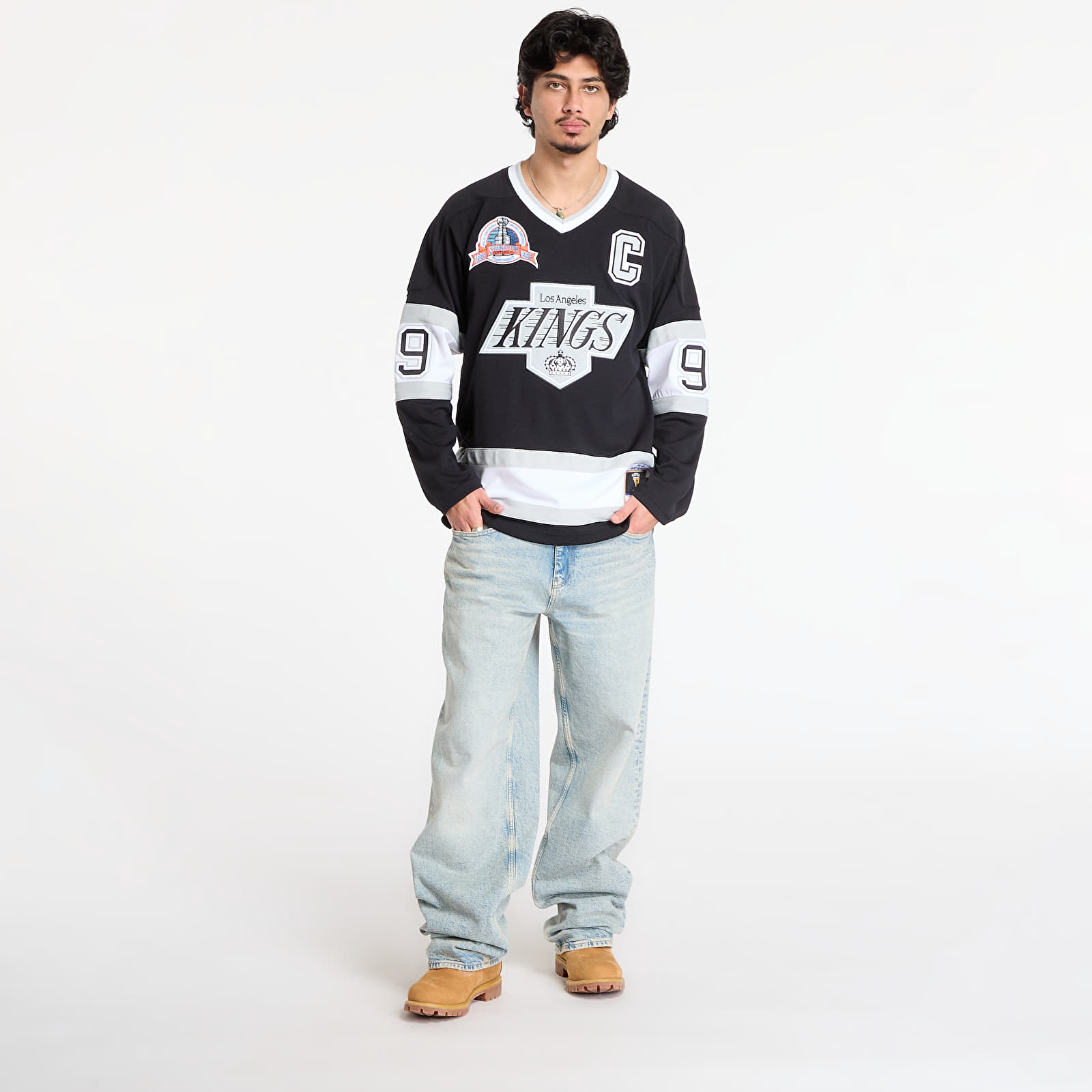 Pánské dresy Mitchell & Ness NHL Dark Jersey Kings 1992 Wayne Gretzky Los Angeles Kings Black