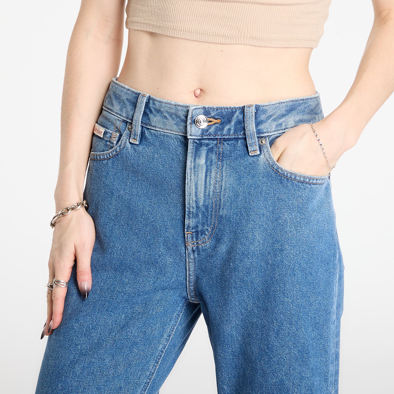 Jeans femme Calvin Klein Jeans Eu 90S Straight Jeans Blue