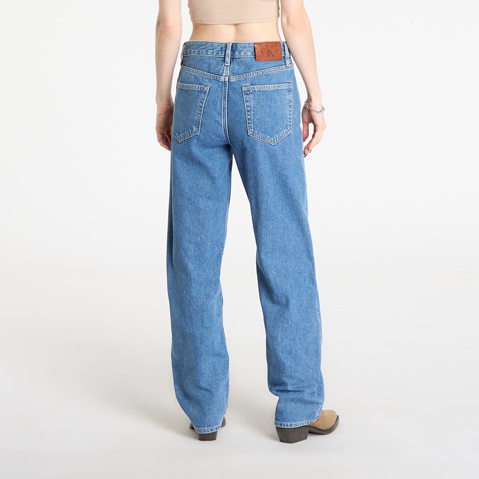 Jeans femme Calvin Klein Jeans Eu 90S Straight Jeans Blue
