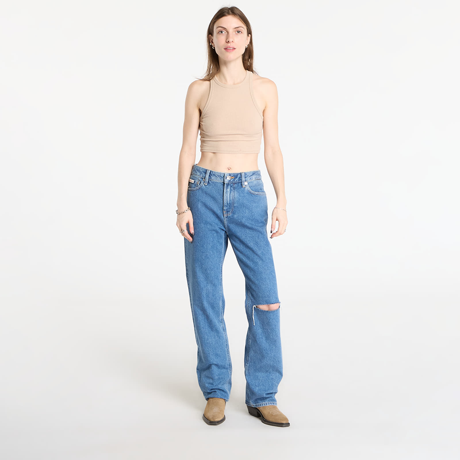 Jeans femme Calvin Klein Jeans Eu 90S Straight Jeans Blue
