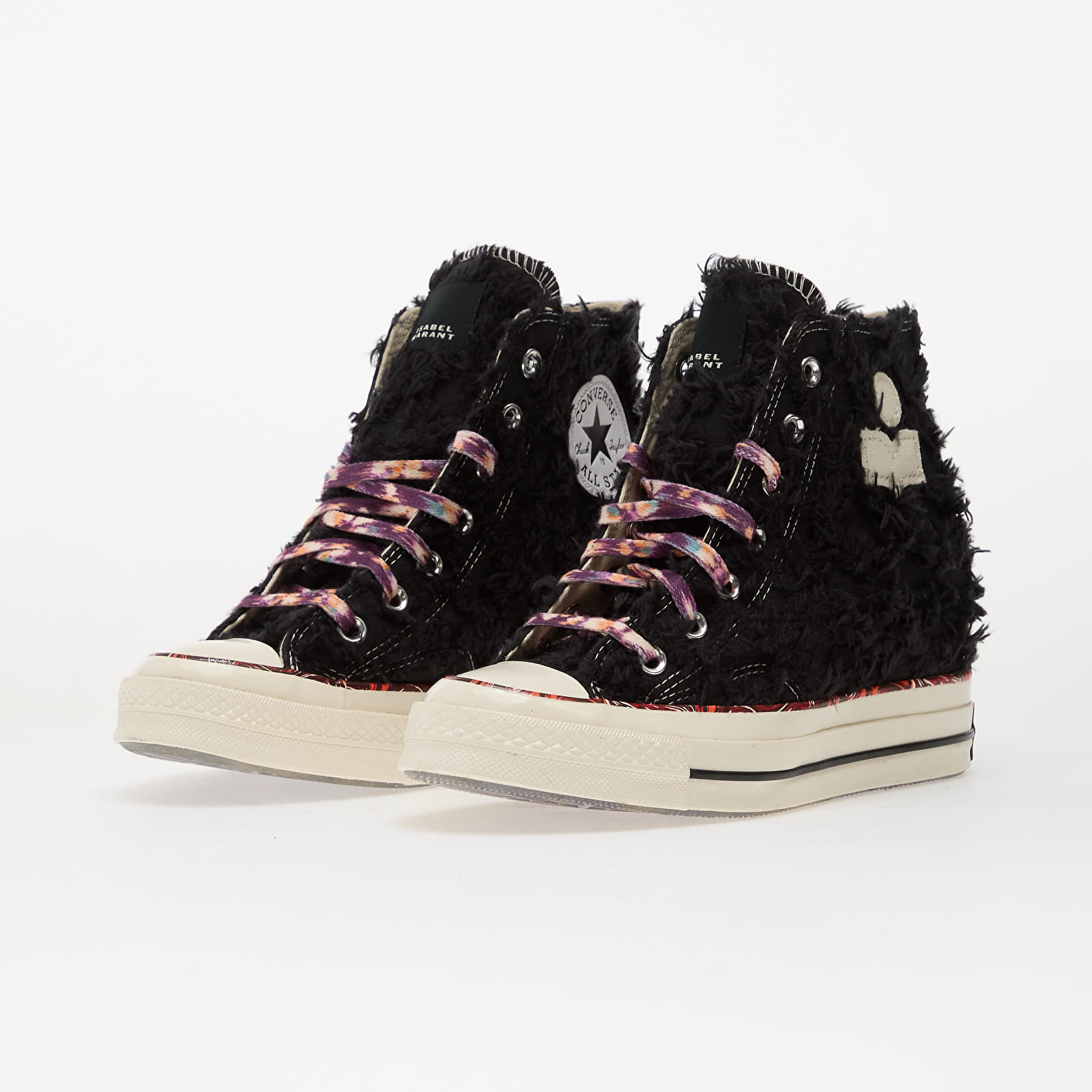 Sneakers und Schuhe für Frauen Converse x Isabel Marant Chuck 70 Internal Wedge Raven/ Egret/ Red