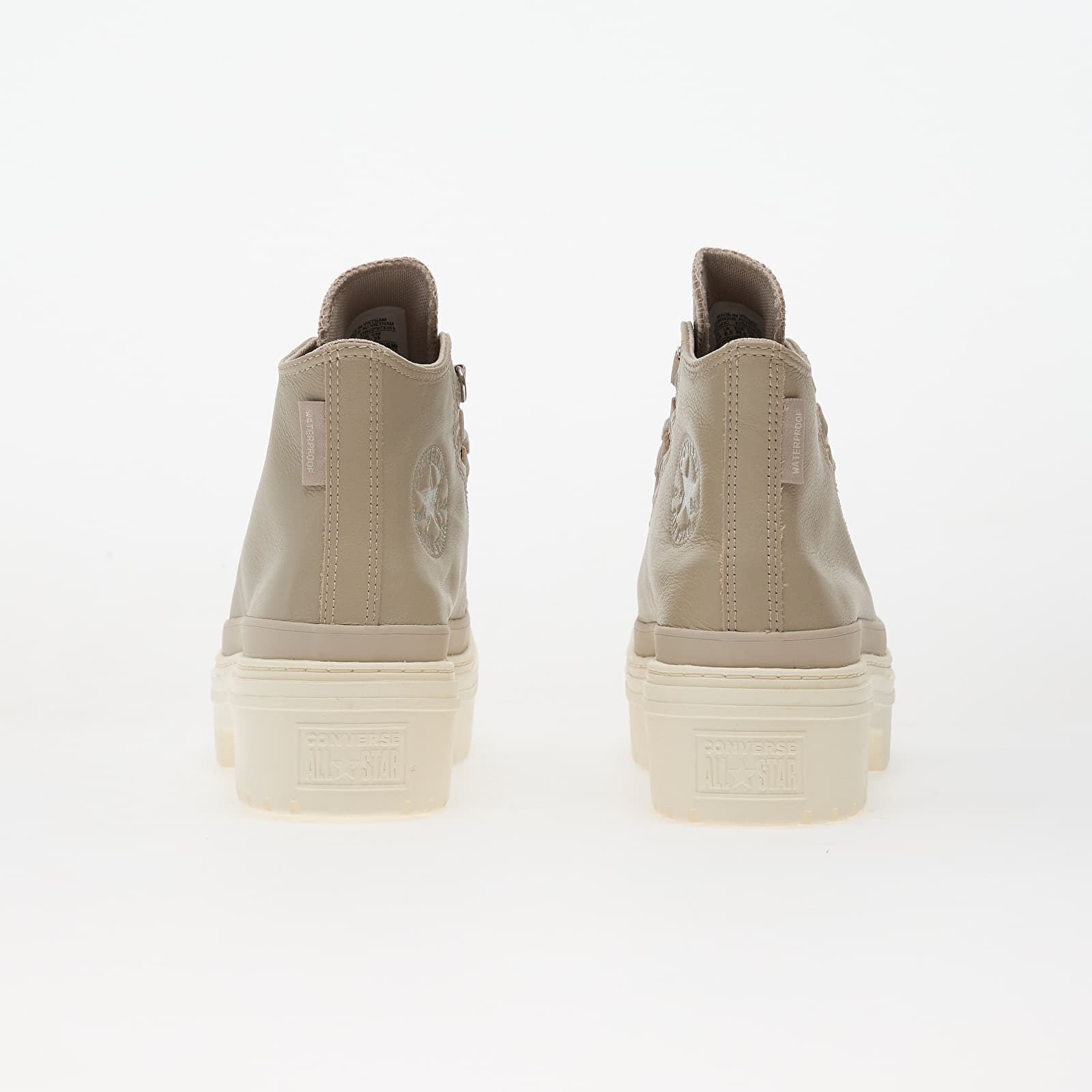 Women's sneakers and shoes Converse Chuck Taylor All Star Lugged Heel Platform Waterproof Leather Hi Papyrus/ Papyrus/ Egret