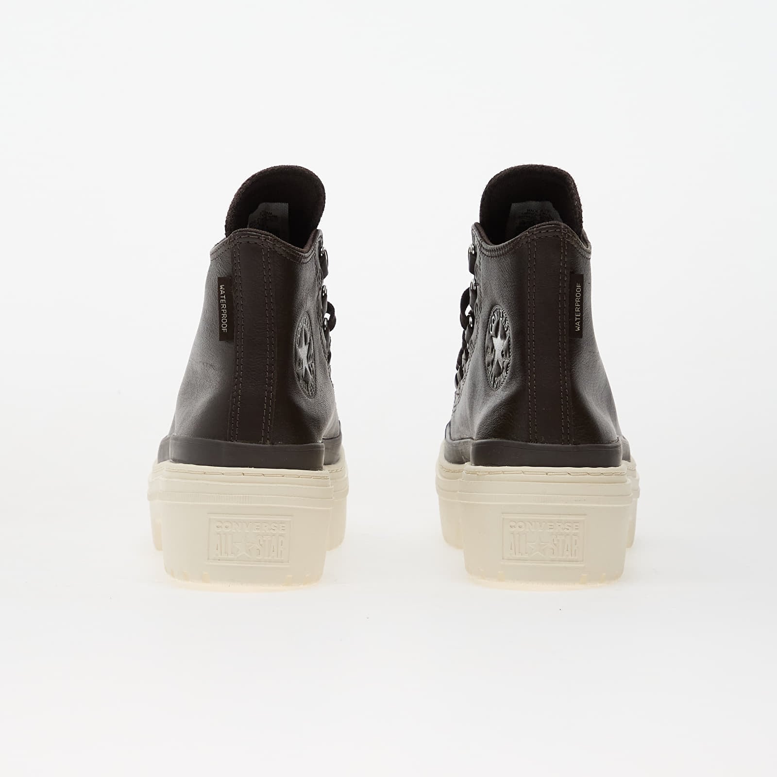 Women's sneakers and shoes Converse Chuck Taylor All Star Lugged Heel Platform Waterproof Leather Hi Mudguard/ Mudguard/ Egret