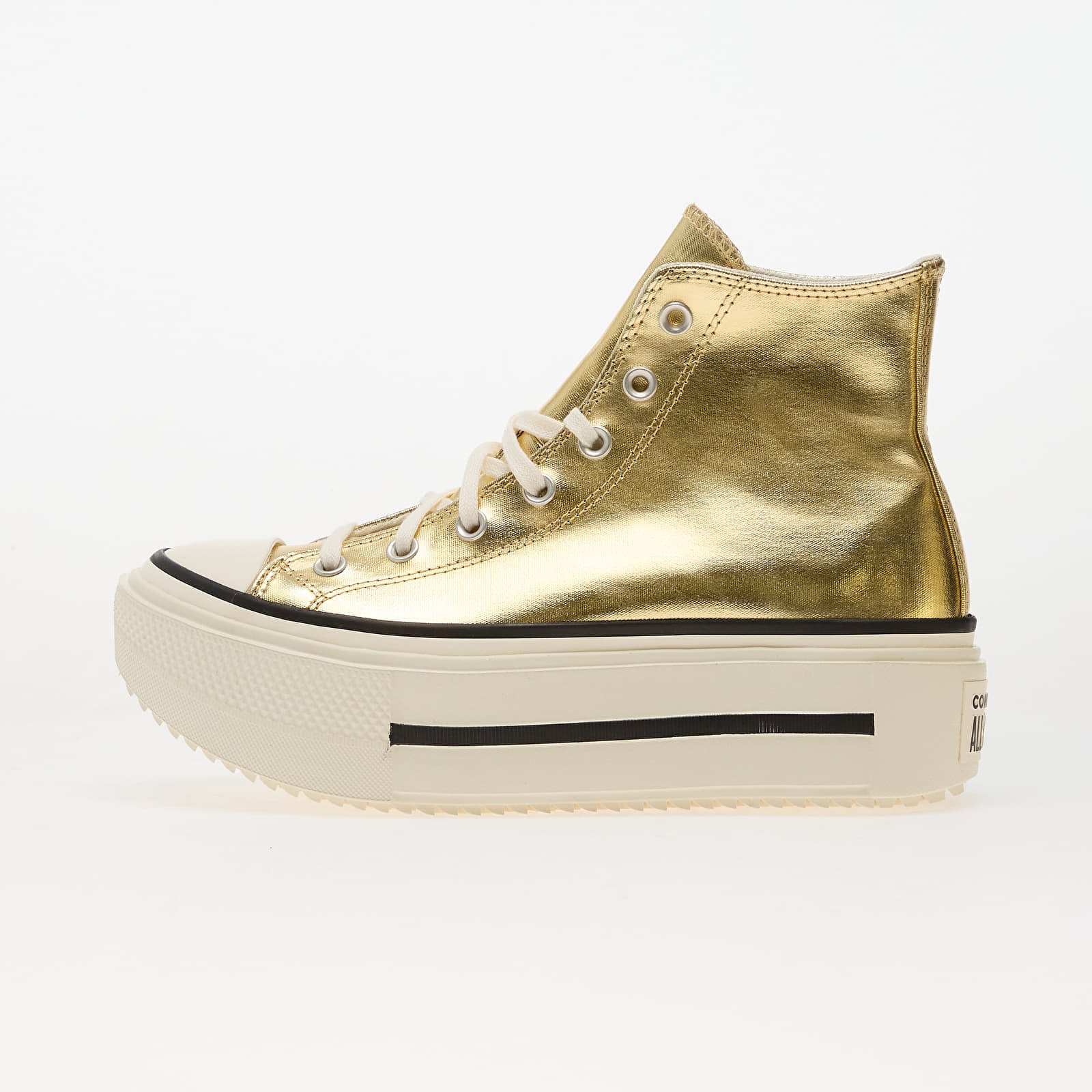 Scarpe uomo Converse Chuck Taylor All Star Lift Double Stack Metallic Gold/ Egret/ Black