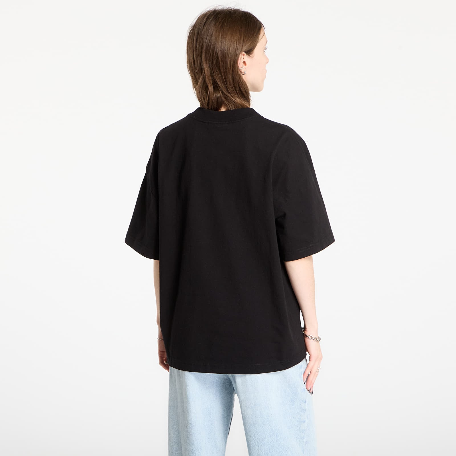 Tricouri bărbați Carhartt WIP S/S Hackwork T-Shirt UNISEX Black Heavy Stone Wash