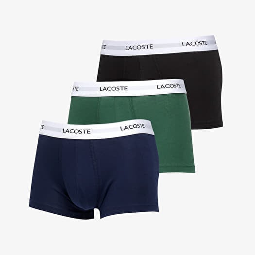 LACOSTE 3-Pack Trunk Black/ Green-Navy Blue