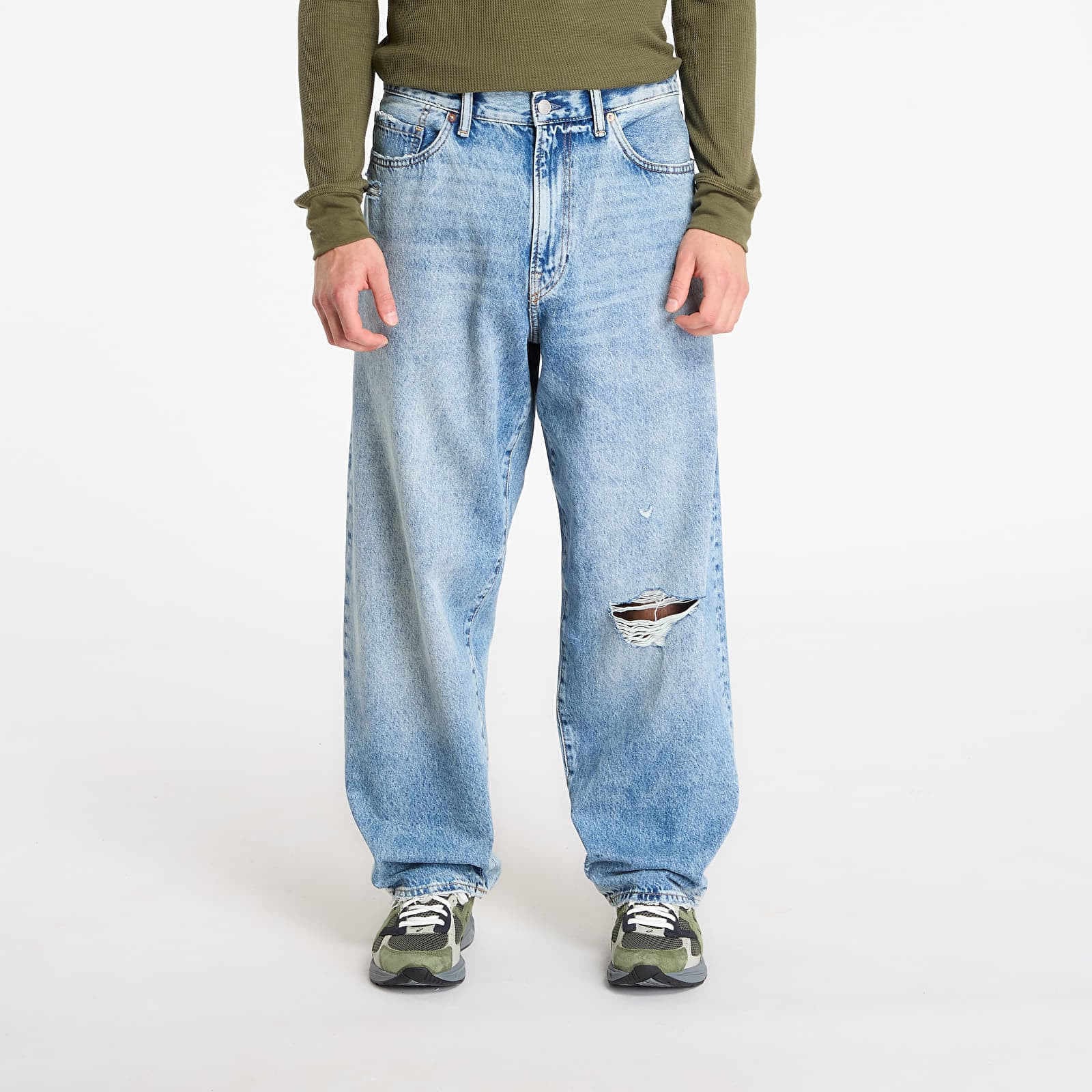 Pants GAP Baggy Americana Wide Leg Jeans UNISEX Light Wash W32/L34