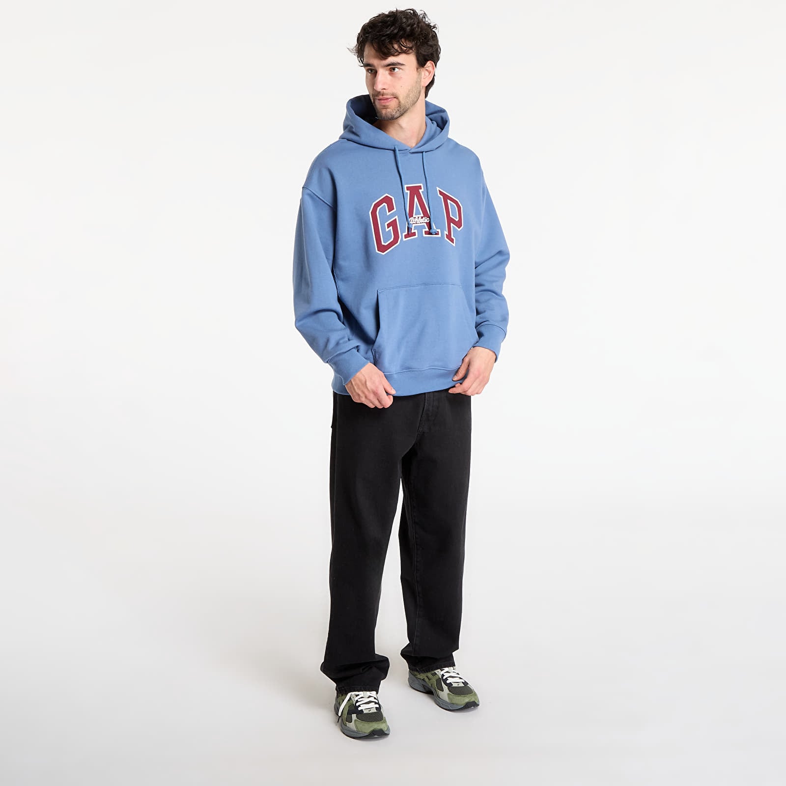 Hoodies och sweatshirts GAP Oversized Heavyweight Sweatshirt Cornflower