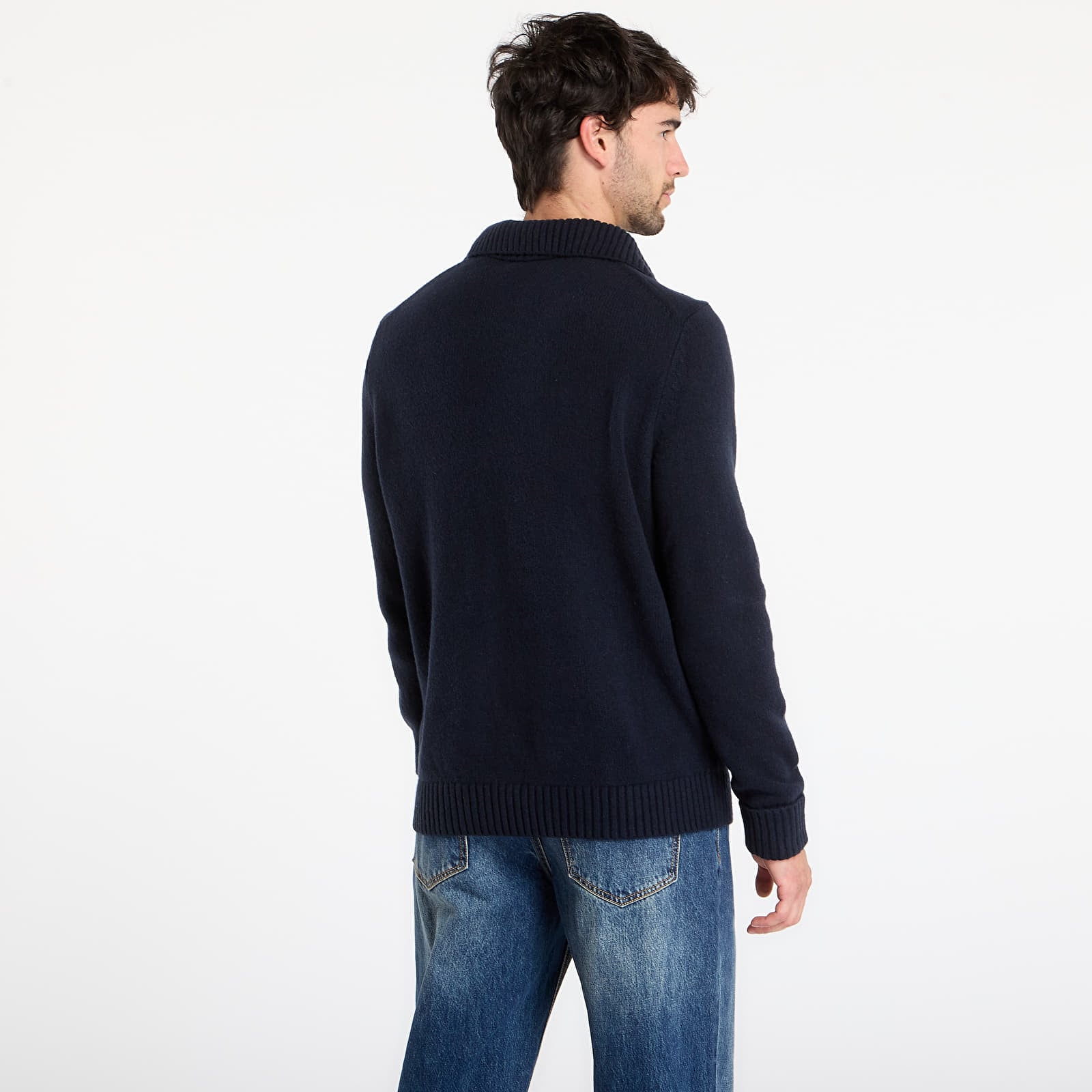 Pullover GAP Cashsoft Quarterzip Sweater Classic Navy