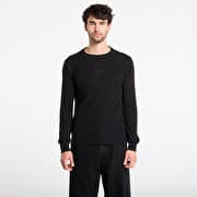 GAP Ls Waffle Mini Logo Crew Tee Black