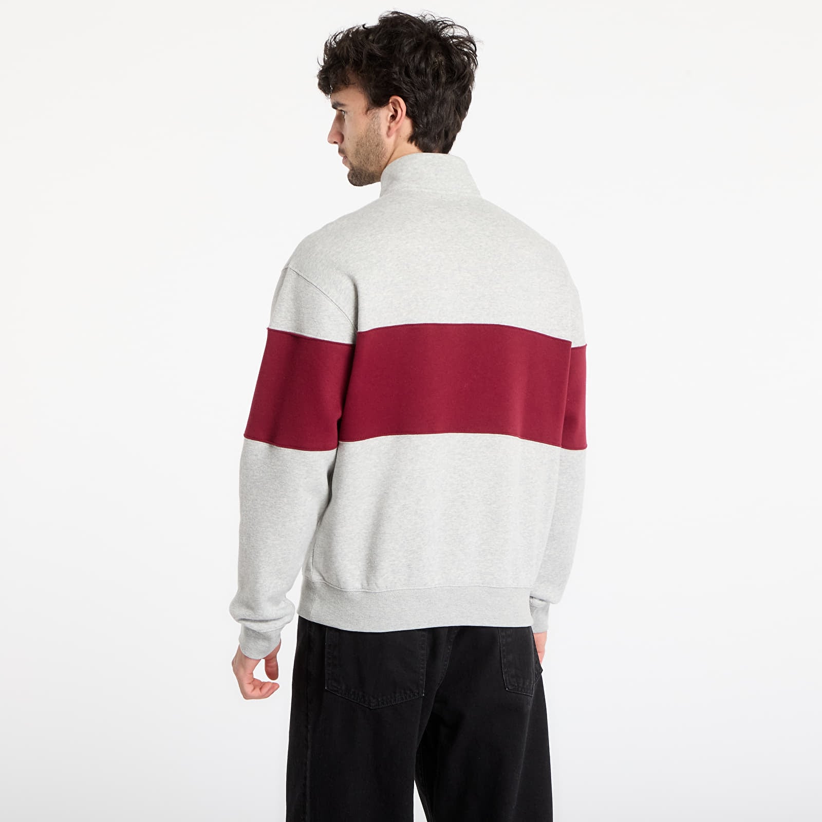 Sweatshirts GAP Oversized Vintagesoft Sweatshirt Grey/ Red