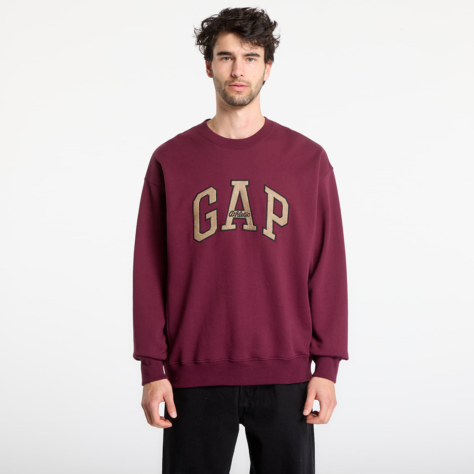 Sweatshirt GAP Oversized Heavyweight Sweatshirt Tuscan Red S