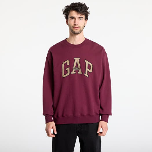 Світшот GAP Oversized Heavyweight Sweatshirt Tuscan Red