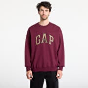 GAP Oversized Heavyweight Sweatshirt Tuscan Red