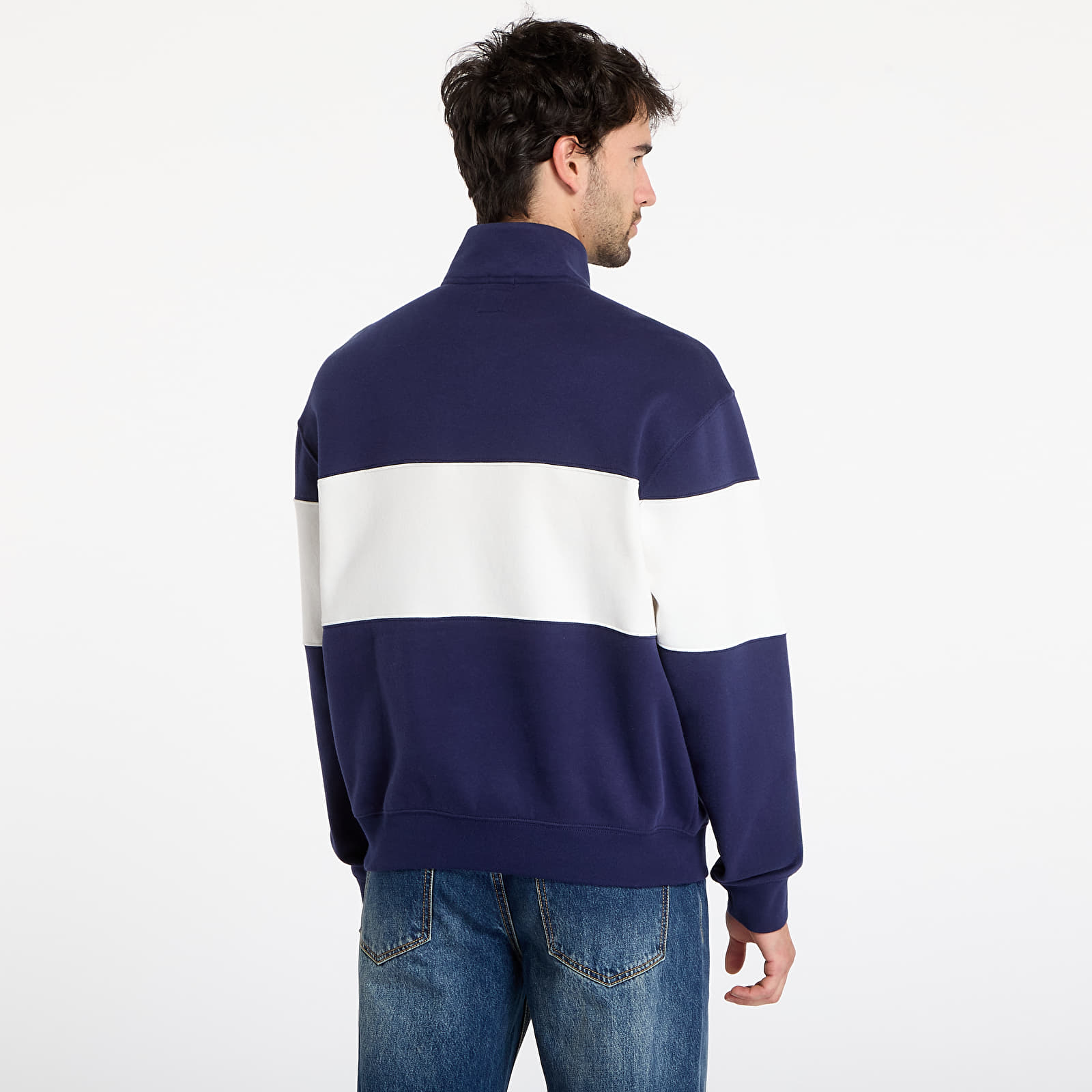 Hupparit ja collegepaidat GAP Oversized Vintagesoft Sweatshirt  Navy