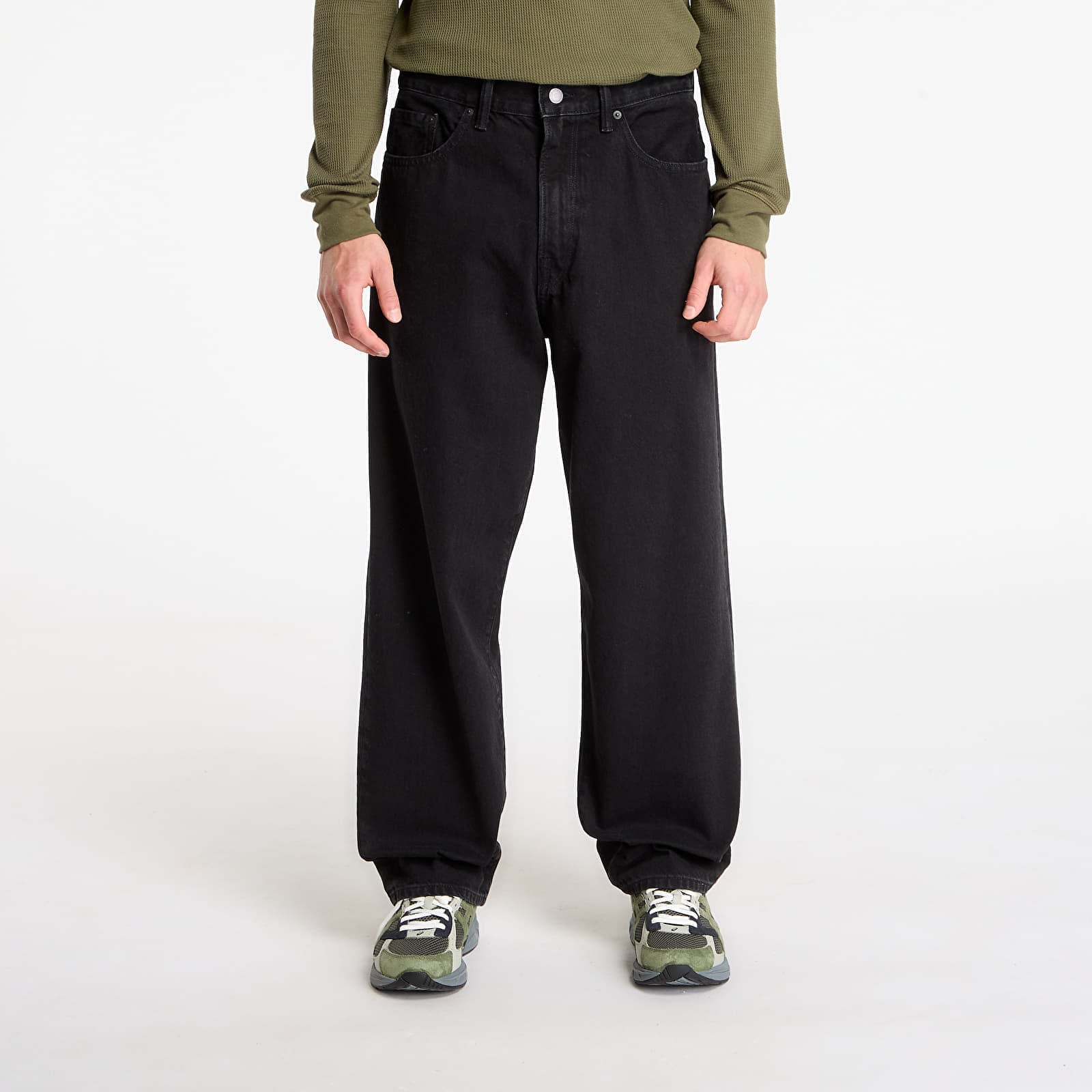 Pants GAP Baggy Fit Jeans Black Wash W32/L34