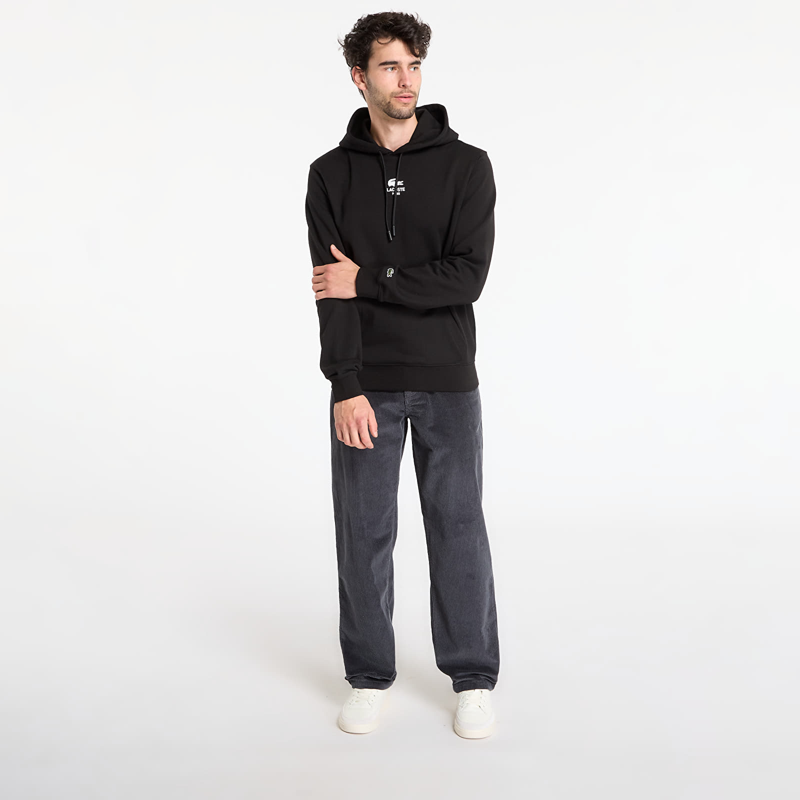 Hoodies och sweatshirts LACOSTE Men's Sweatshirt Black