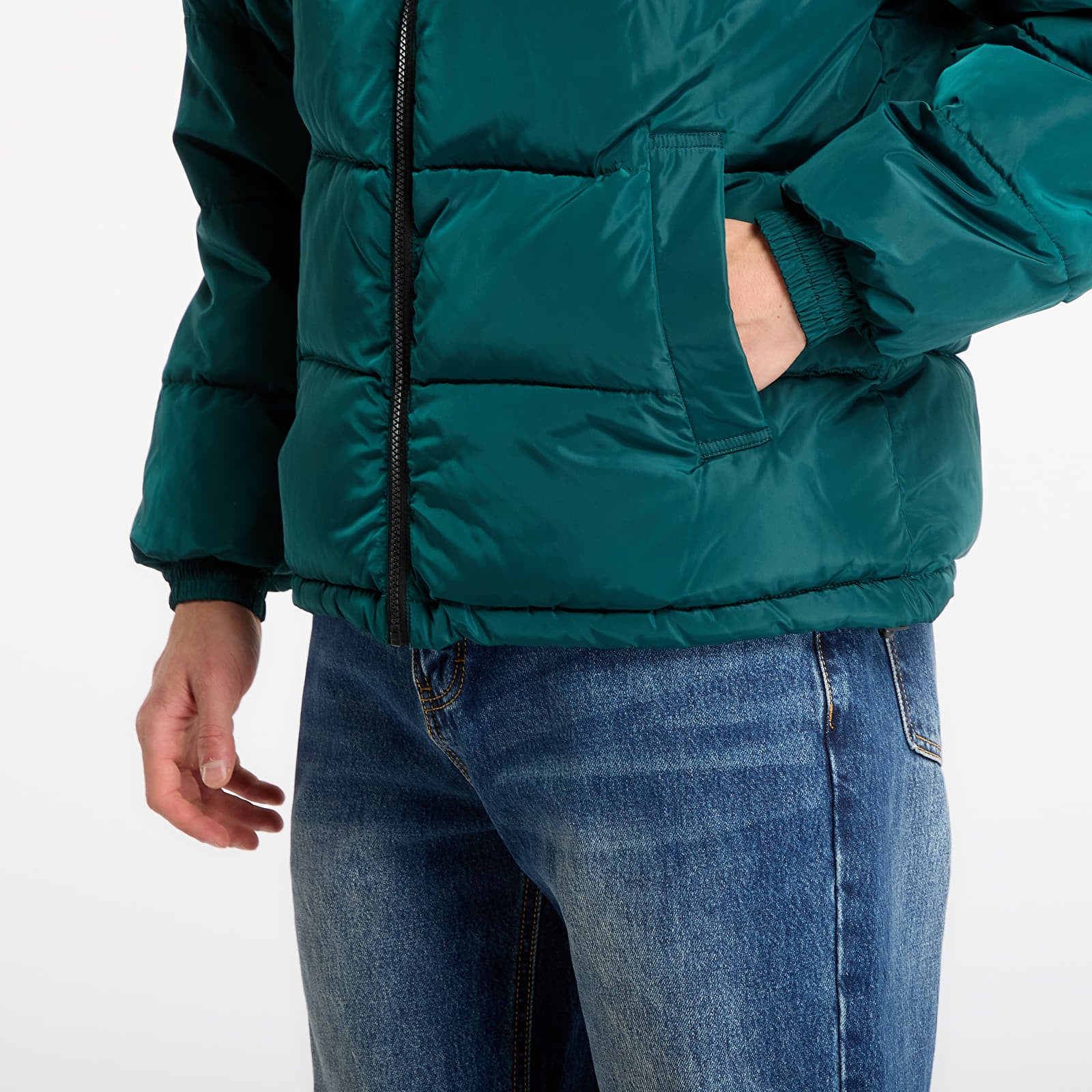 Kurtki Karl Kani Retro Essential Puffer Jacket Green