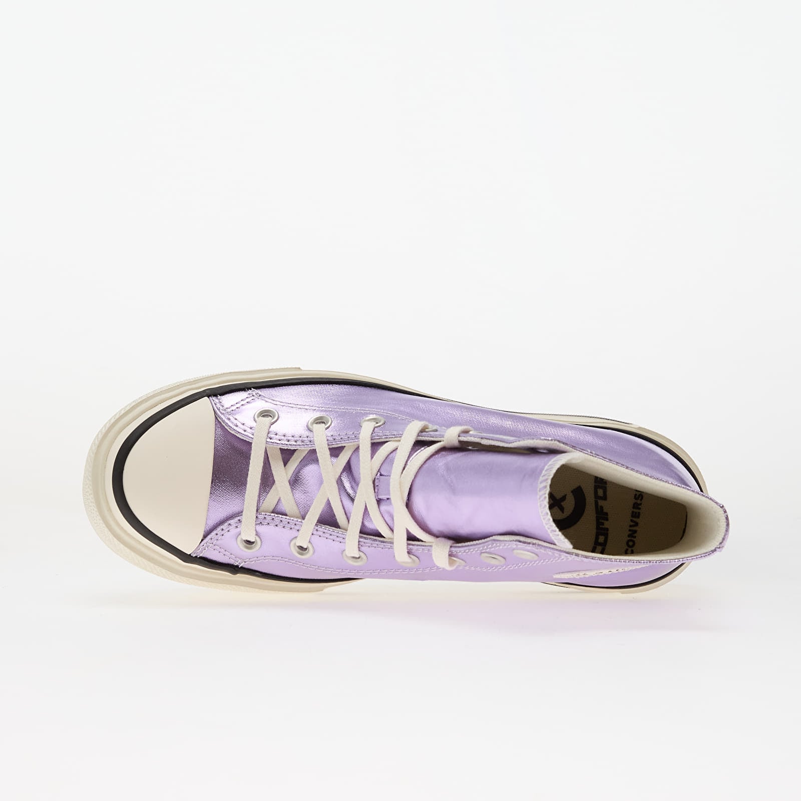 Vīriešu čības un apavi Converse Chuck Taylor All Star Lift Double Stack Lilac Metallic/ Egret/ Black