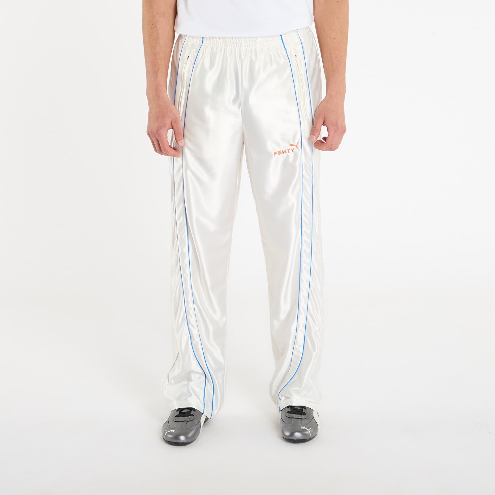 Pantaloni de trening Puma x FENTY T7 Piping Track Pants UNISEX Warm White L