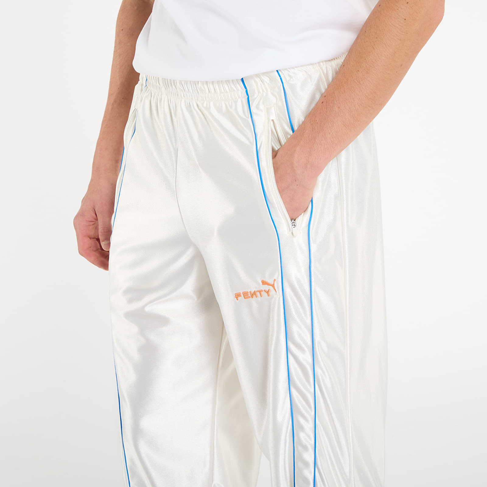 Sportinės kelnės Puma x FENTY T7 Piping Track Pants UNISEX Warm White