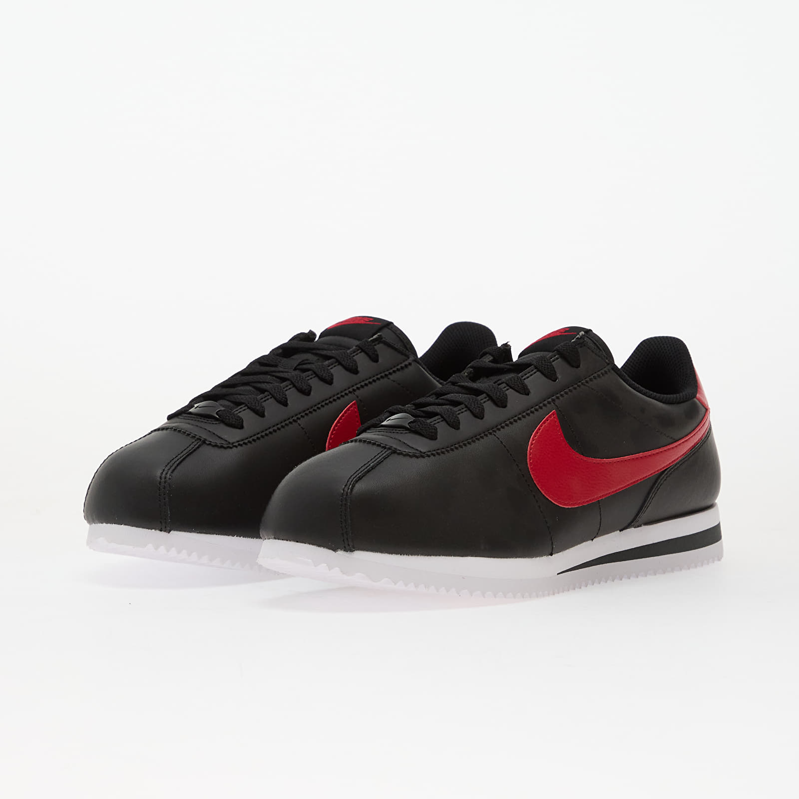 Vīriešu čības un apavi Nike Cortez Leather Black/ Gym Red-White-Anthracite