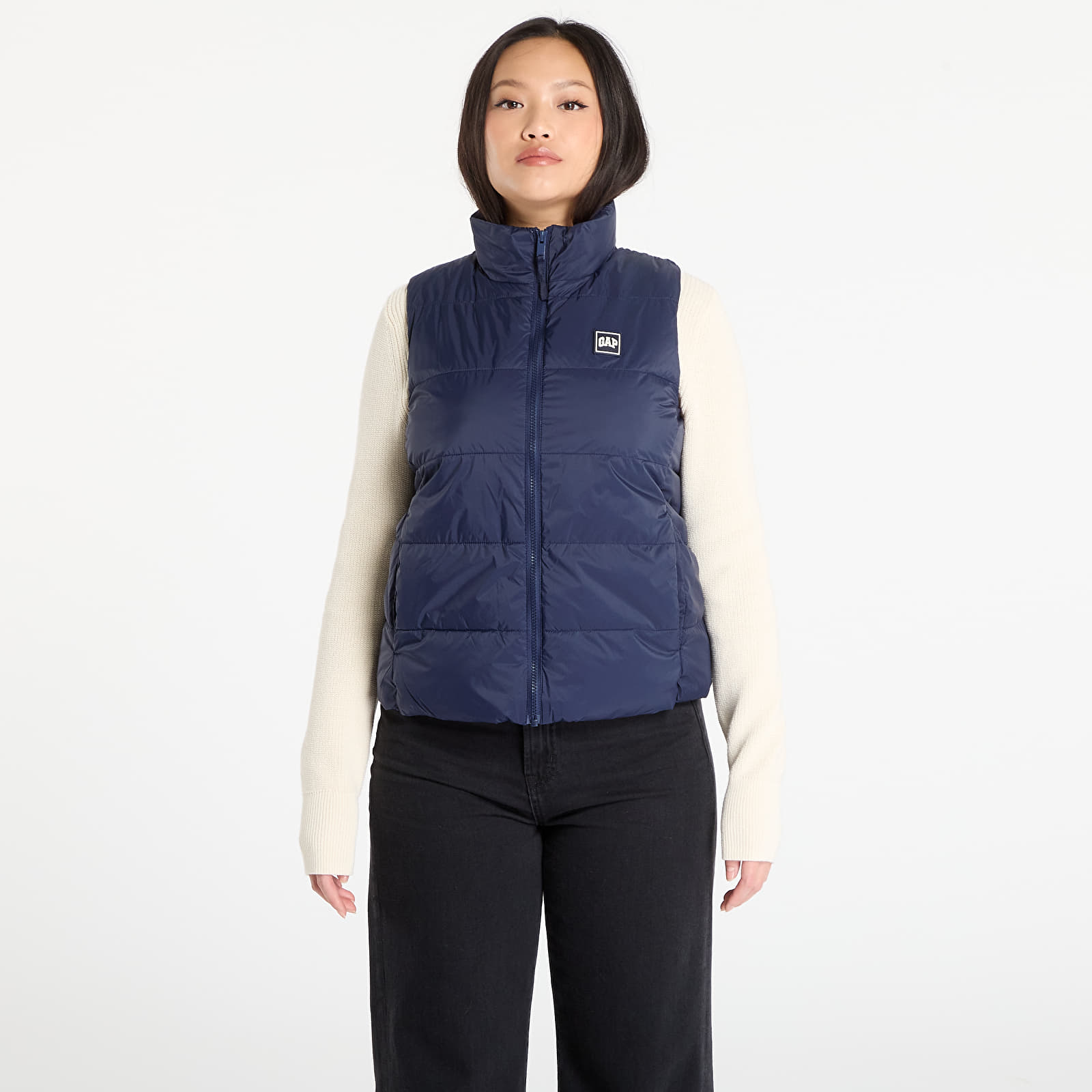 Vests GAP Coldcontrol Quilted Waterproof Vest Dark Night