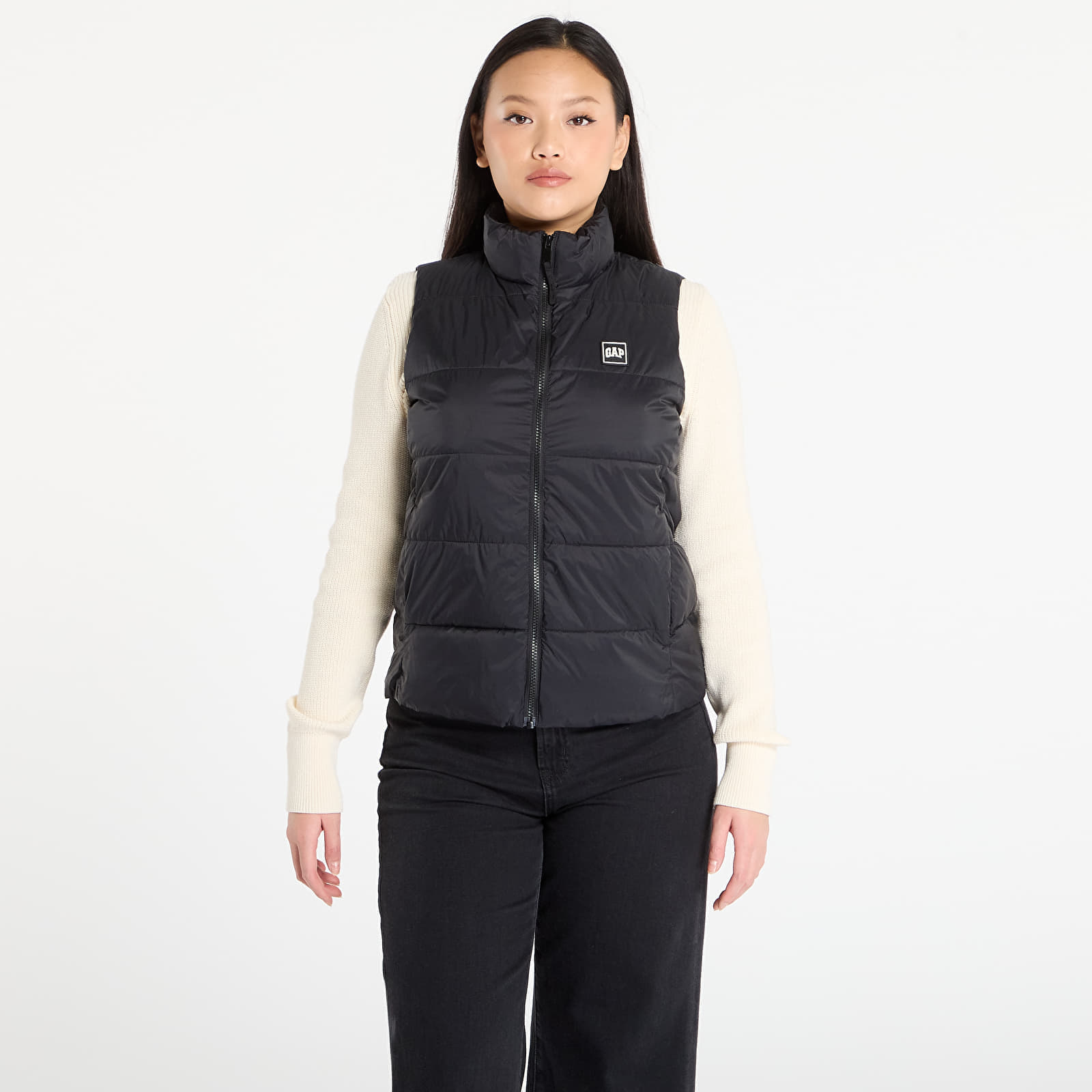 Vestă GAP Coldcontrol Quilted Waterproof Vest Black S