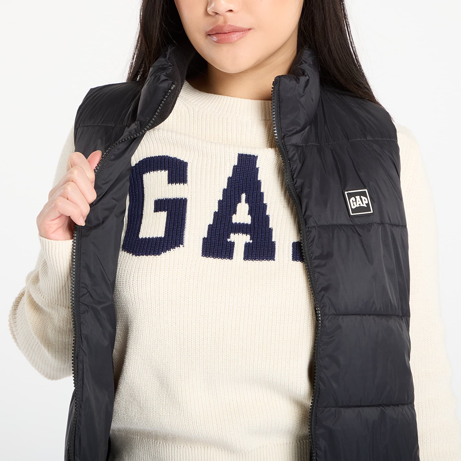 Brezrokavniki GAP Coldcontrol Quilted Waterproof Vest Black