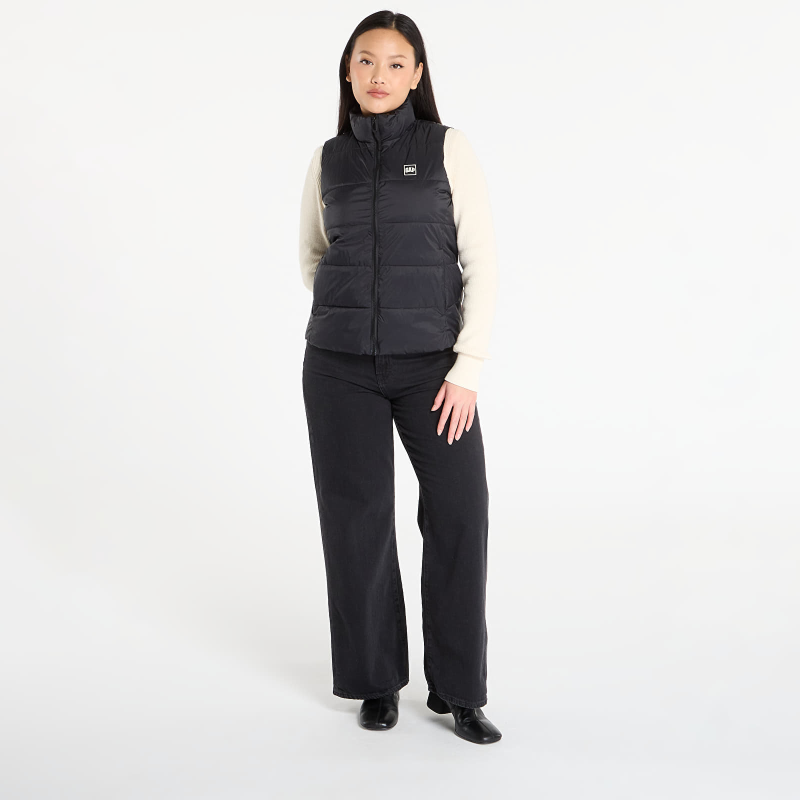 Brezrokavniki GAP Coldcontrol Quilted Waterproof Vest Black